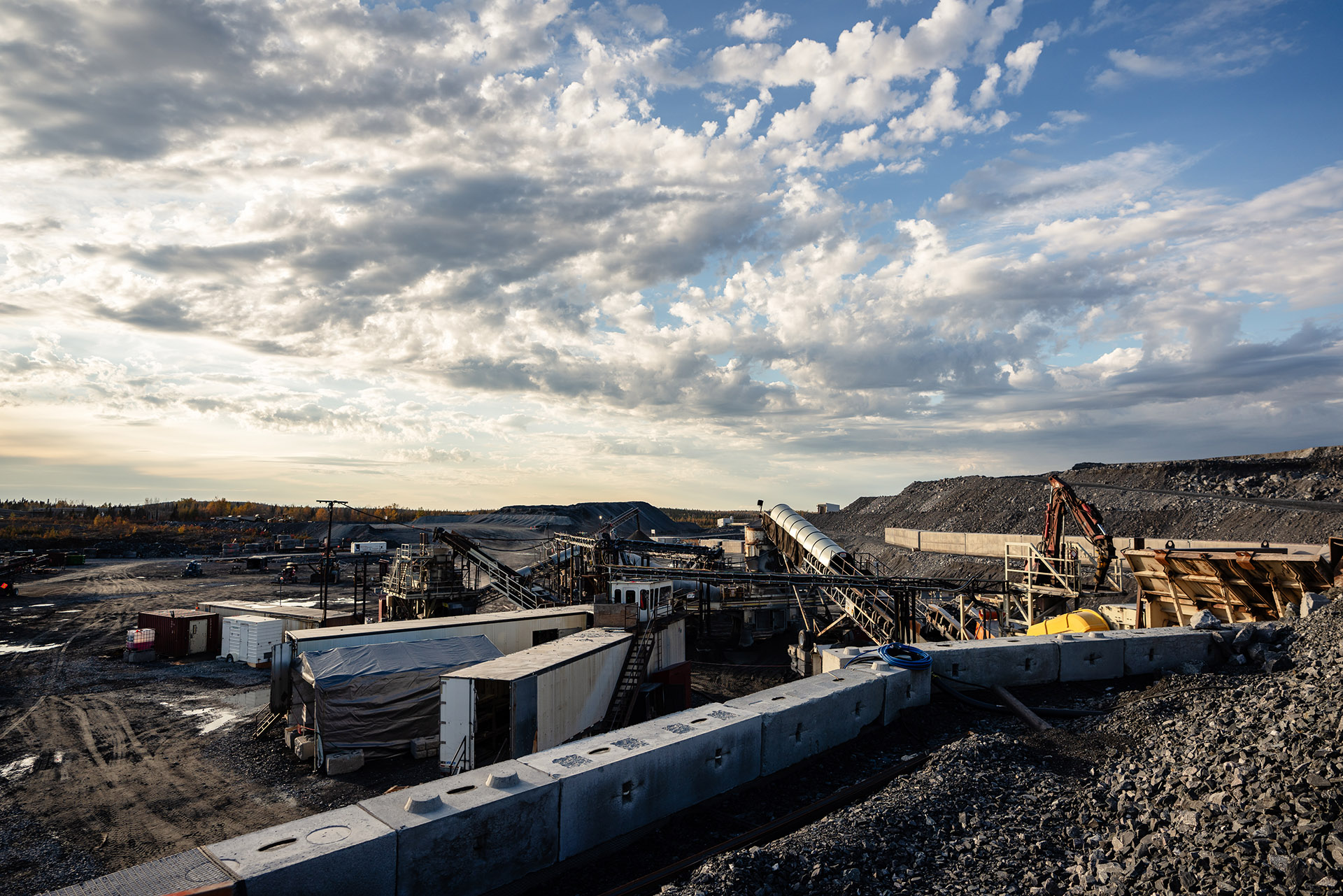 crusher abitibi miniere mobile