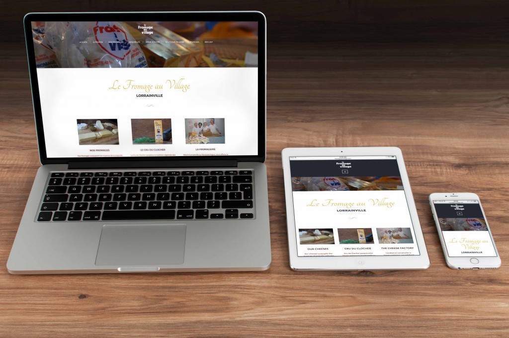 site internet fromage au village