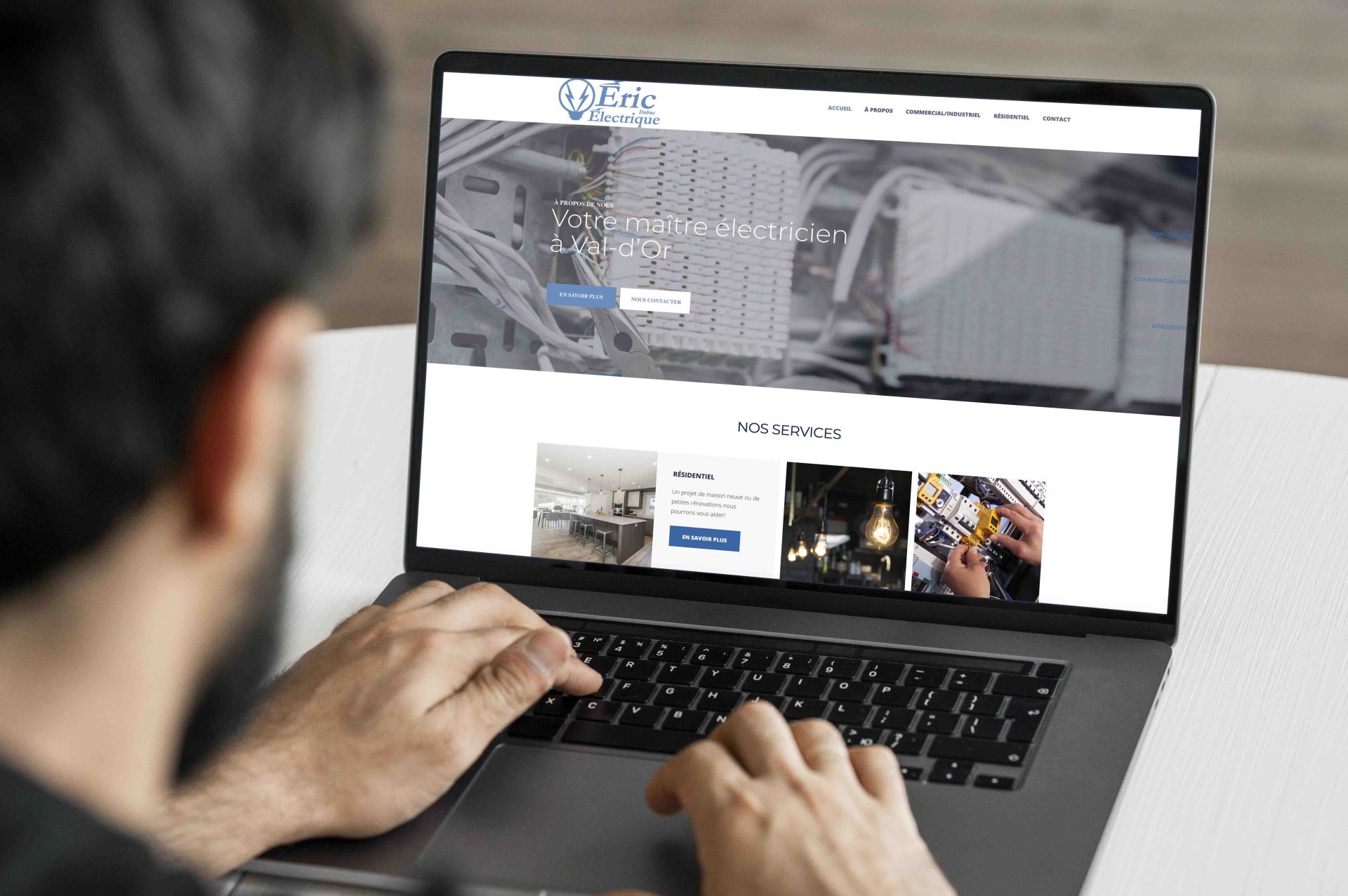 site web wordpress entreprise de construction