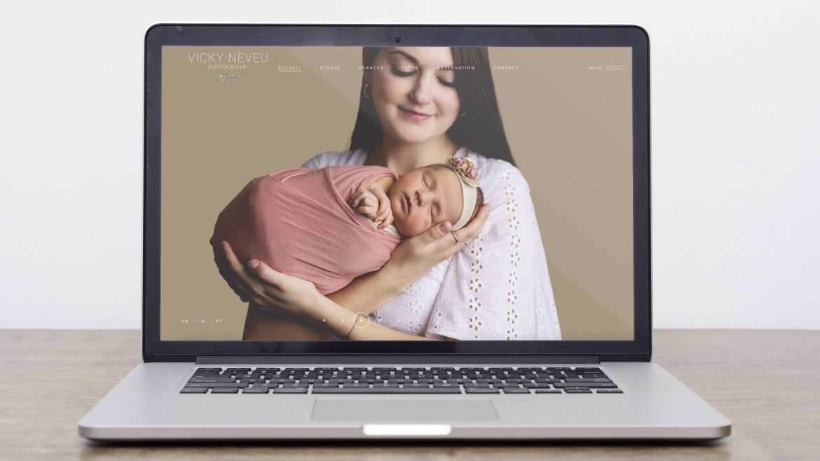 nouveau site web worpress vicky neveu photographe