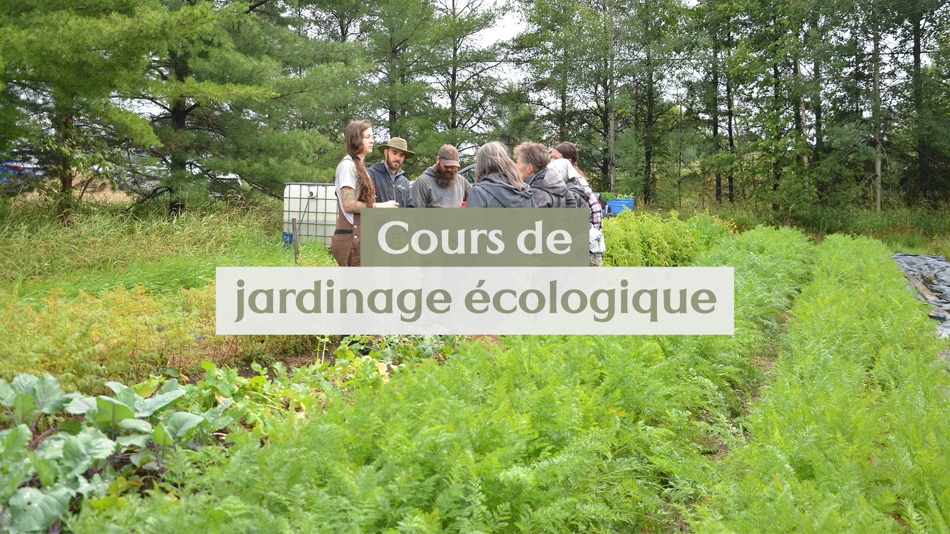 Cours de jardinage écologique en Abitibi-Témiscamingue